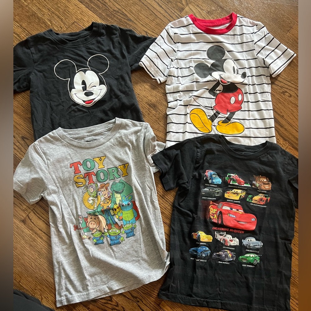 Boys Disney Tshirt Bundle